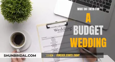 Planning a Wedding on a Budget: Essential Items