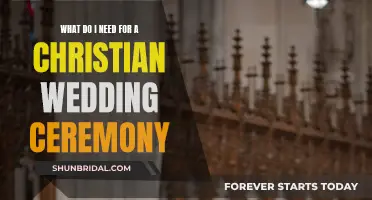 A Christian Wedding: Essential Items for the Ceremony