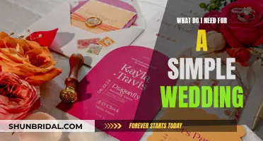 Planning a Simple Wedding? Here's What You Need