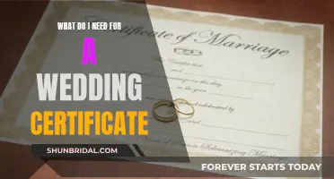 Documents and Details: Preparing Your Wedding Certificate