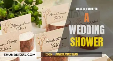 The Wedding Shower: Essential Items for the Big Day