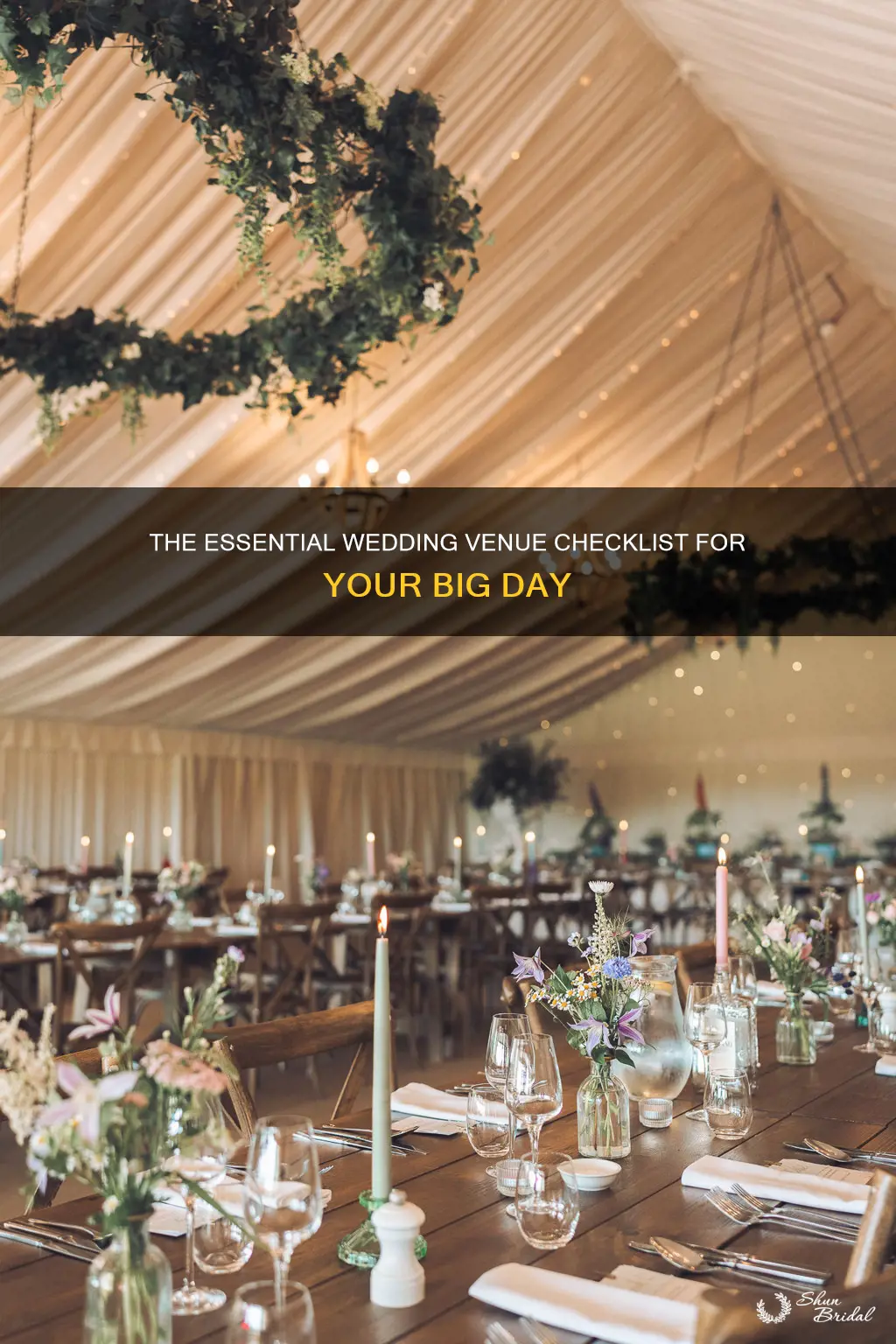 what do I need for a wedding venue