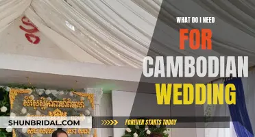 A Guide to Essential Items for a Cambodian Wedding