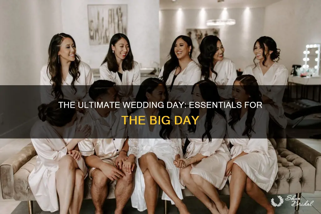 what do I need for my wedding day