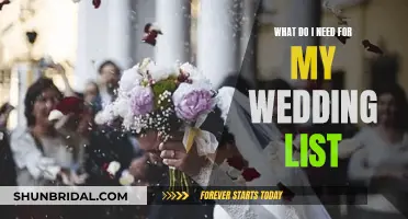 The Ultimate Wedding List: What You Need and Why
