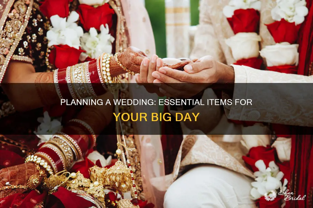 what do I need for wedding planning