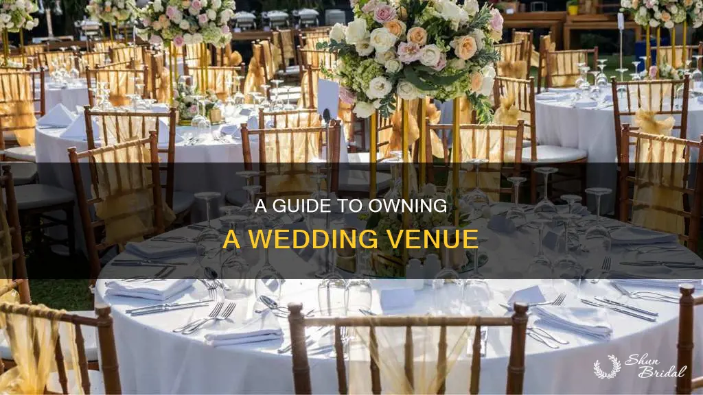 what do I need in order to own wedding venue