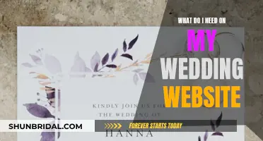 Essential Elements for Your Wedding Website