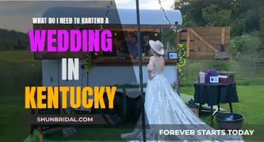 Bartending a Kentucky Wedding: What You Need to Know