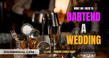 Bartending a Wedding: Essential Tools for Success