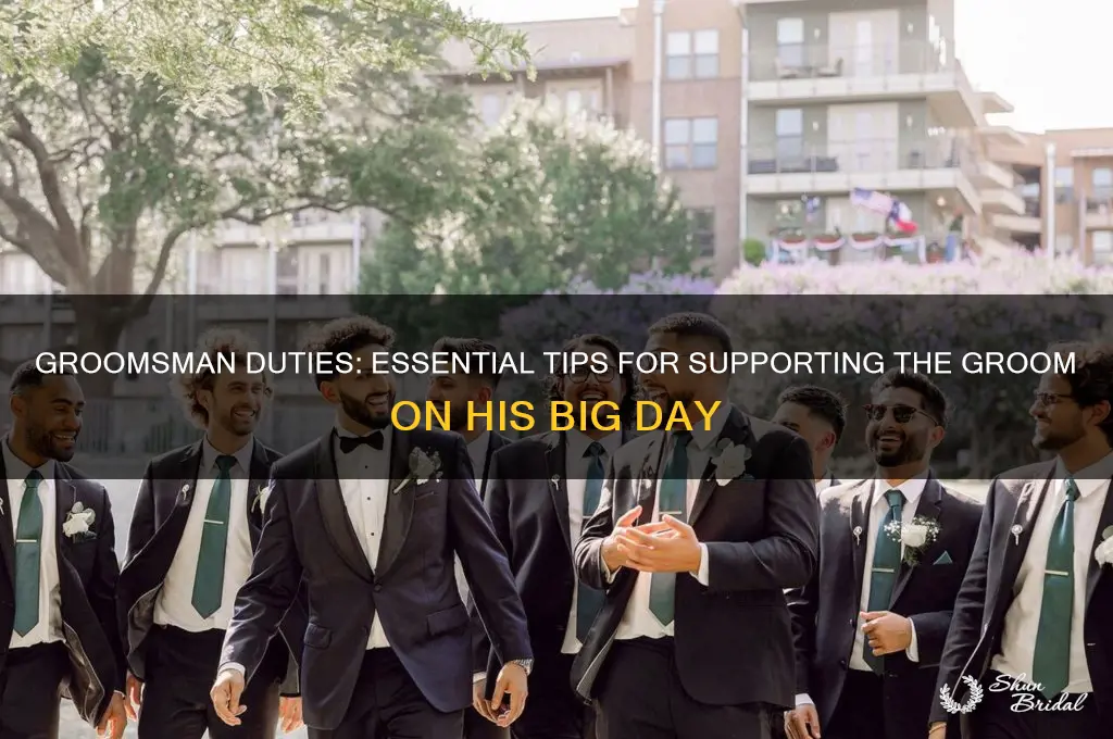 what do i need to be a groomsman