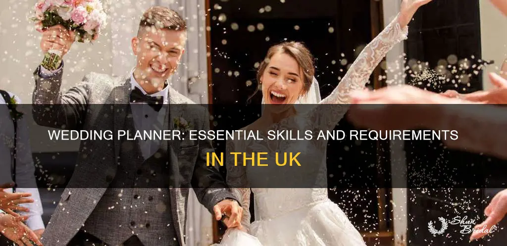what do I need to be a wedding planner uk
