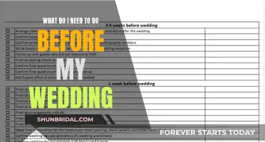 The Ultimate Pre-Wedding Checklist for Your Big Day