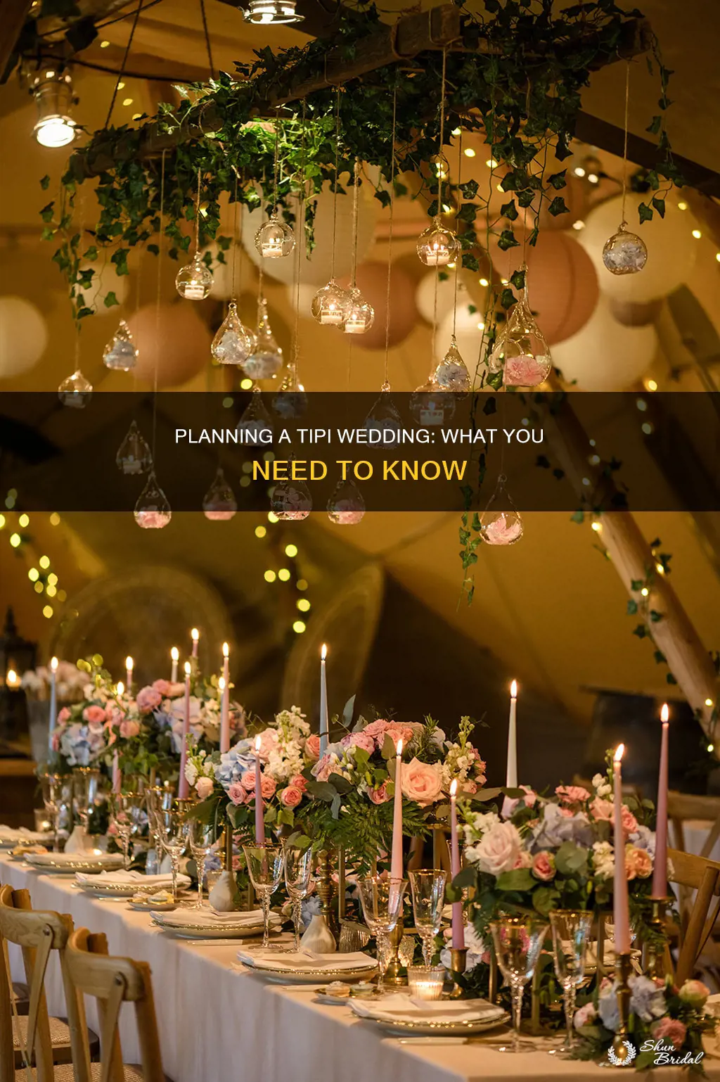 what do I need to do for a tipi wedding
