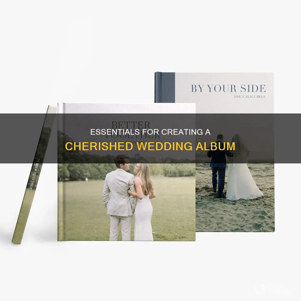 what do I need to make a wedding album