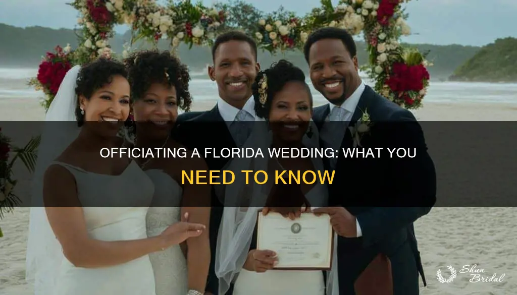 what do I need to officiate a wedding in Florida
