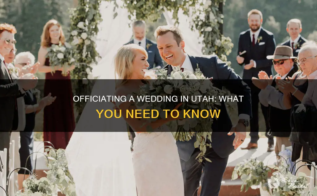 what do I need to officiate a wedding in Utah