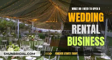 Launching a Wedding Rental Business: Essential Requirements