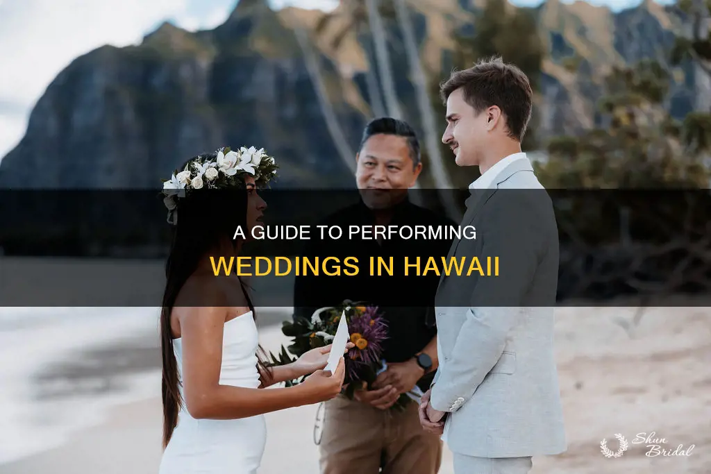 what do I need to perform a wedding in hawaii