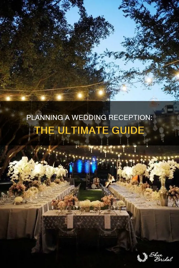 what do I need to plan a wedding reception