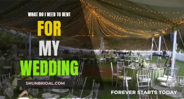 Essential Wedding Rentals: What You Need for Your Big Day