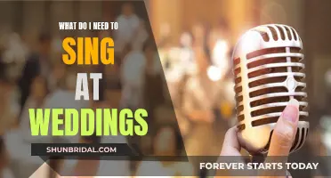 Singing at Weddings: What You Need to Know