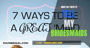 Bridesmaids' Briefing: What You Need to Tell Them