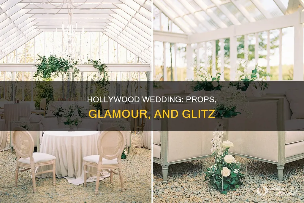 what do I need to throw a hollywood themed wedding