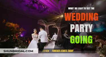 Kickstart the Celebration: Perfect Phrases to Energize Your Wedding Party