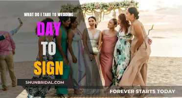 Essential Wedding Day Signing Supplies: What to Bring for the Big Day