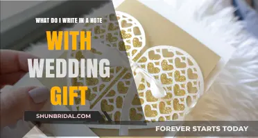 Thoughtful Wedding Gift Notes: Crafting the Perfect Message for the Couple