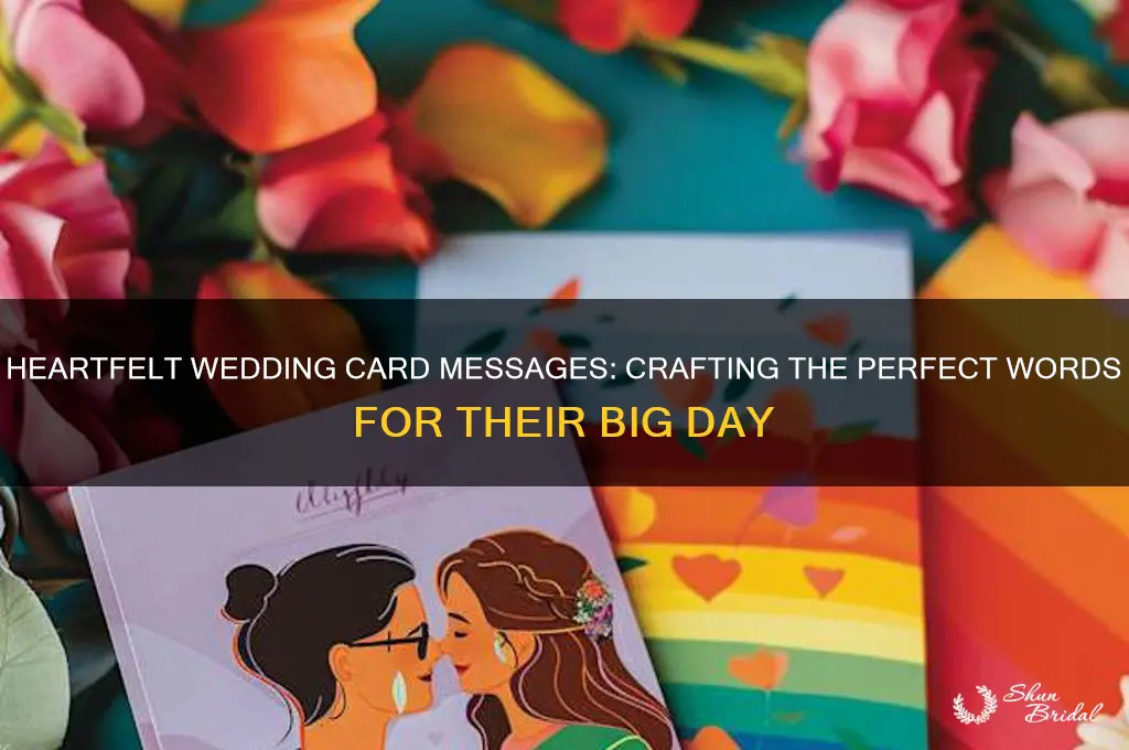 what do I write in a wedding day card