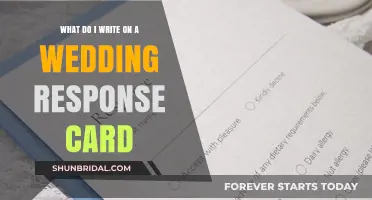 Perfect Wedding RSVP: What to Write on Your Response Card