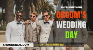 Heartfelt Words: Crafting the Perfect Groom's Wedding Day Message