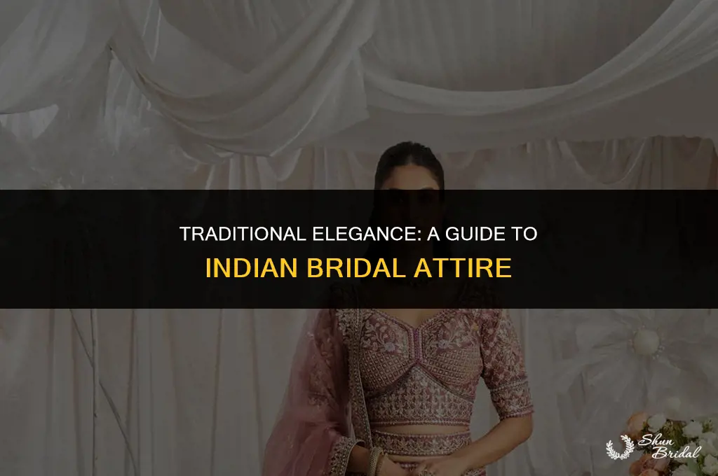 what do indian brides wear