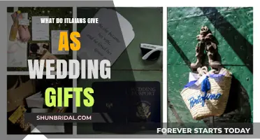 Unique Italian Wedding Gift Traditions: What Guests Typically Give to Newlyweds