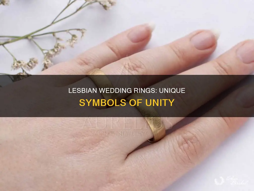 what do lesbian wedding rings look like