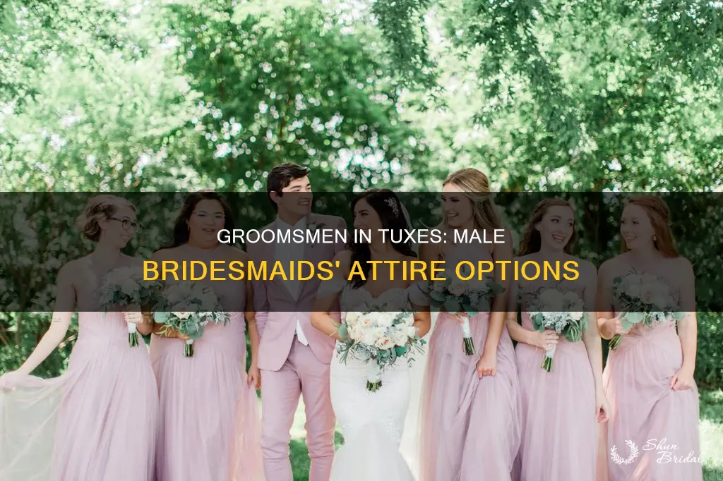 what do male bridesmaids wear