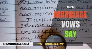 Understanding the Sacred Words: What Do Marriage Vows Truly Say?