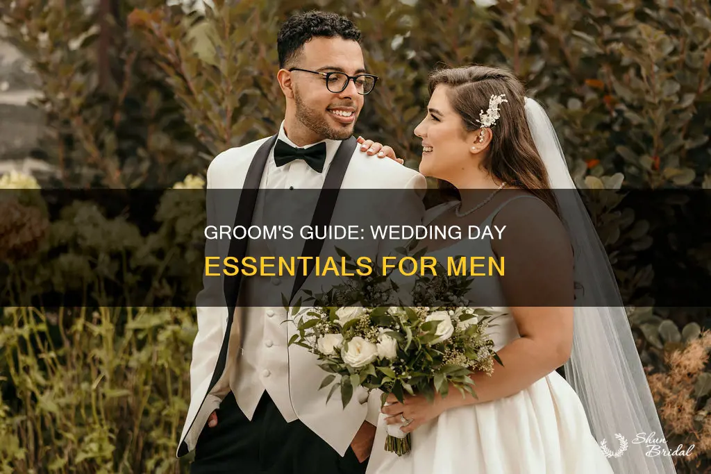 what do men need for a wedding