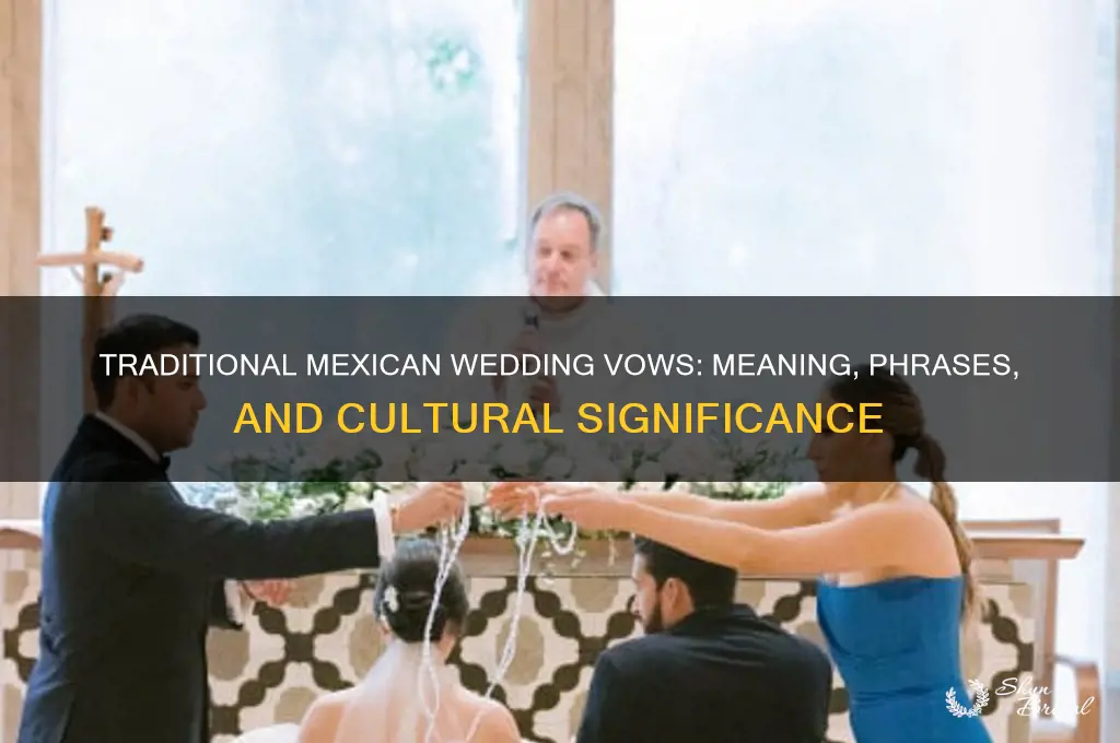 what do mexucan wedding vows say