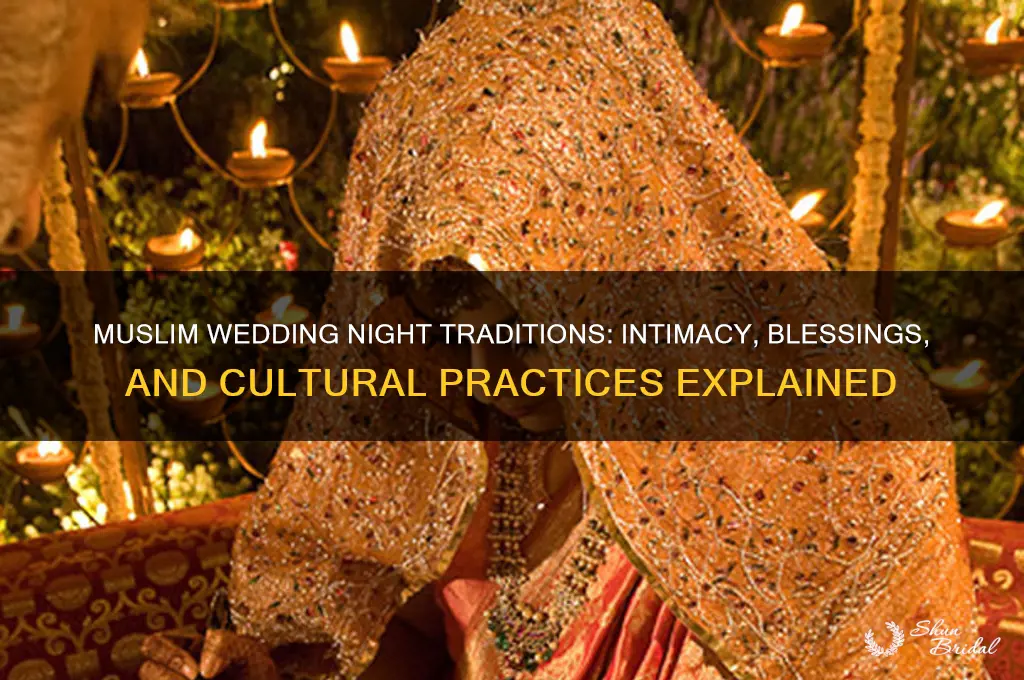 what do muslim couples do on wedding night