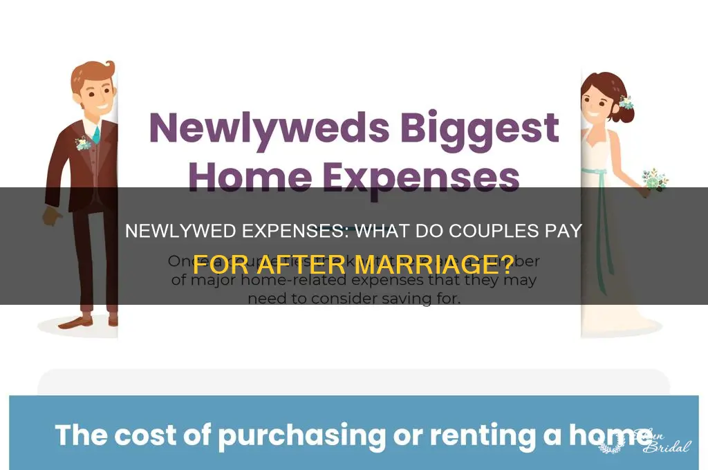 what do newly weds pay for
