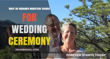 How Much Do Ordained Ministers Charge for Wedding Ceremonies?