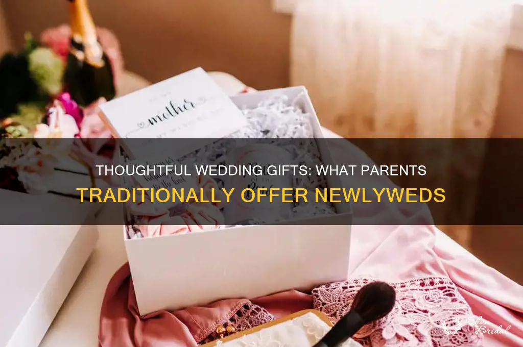 what do parents give as a wedding gift