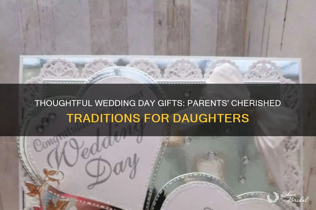what do parents give their daughters on their wedding day
