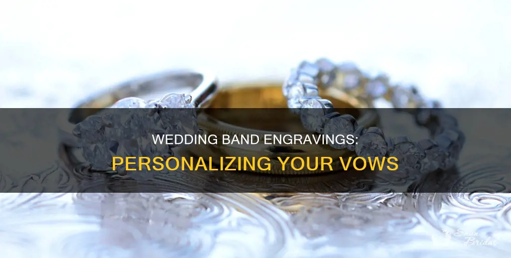 what do people engrave on wedding bands