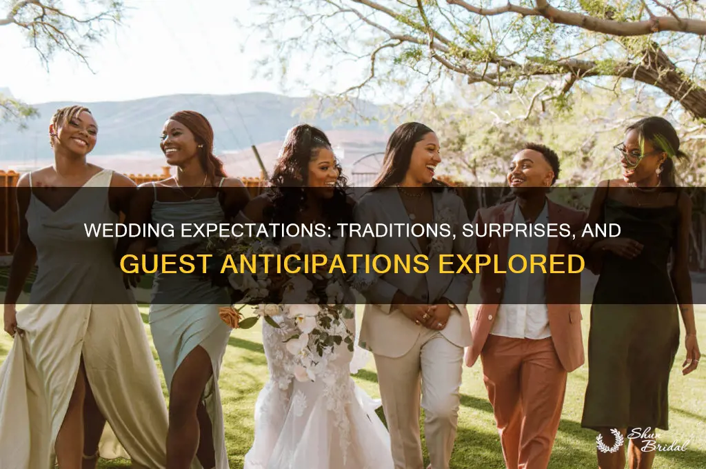 what do people expect at a wedding