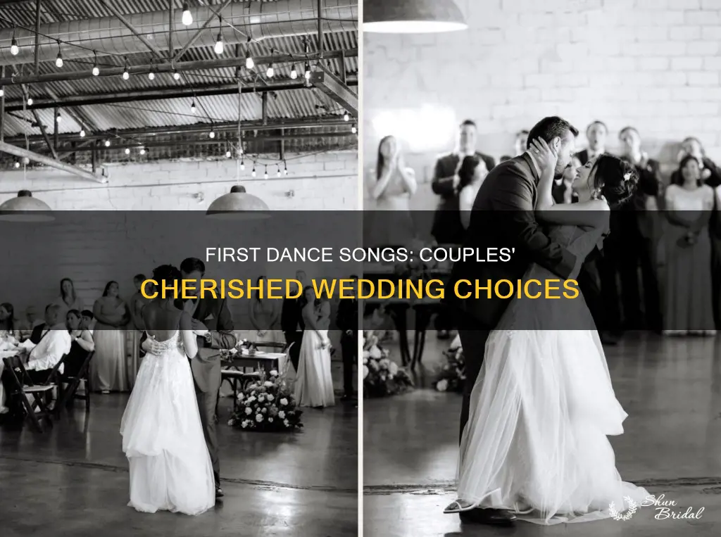what do people have as their first song at wedding