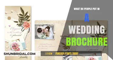 Essential Wedding Brochure Elements: What to Include for Your Big Day